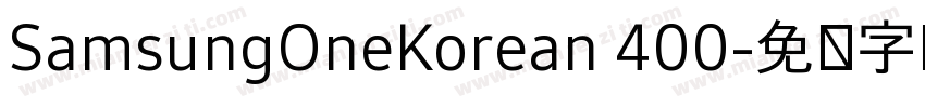 SamsungOneKorean 400字体转换